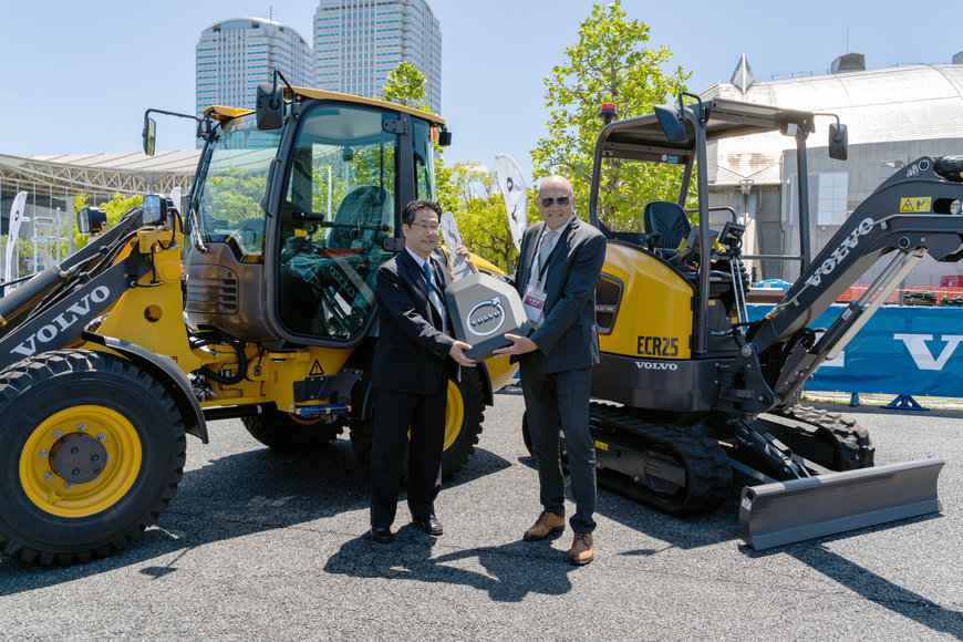 Japan launch of Volvo CE electric machines generates strong interest